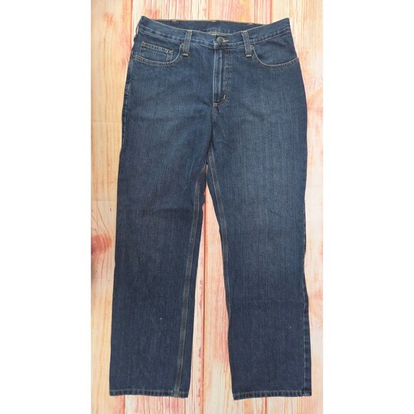 Carhartt Mens Relaxed Fit Denim Jeans 34x32 - Picture 1 of 7